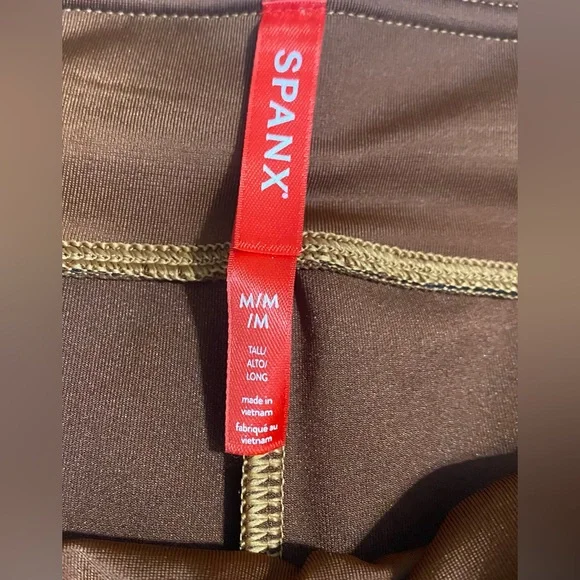 SPANX Faux Suede High-Waisted Leggings - Picture 6 of 12